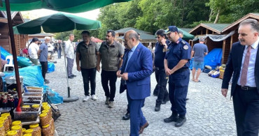 Balıkesir Valisi İsmail Ustaoğlu Kazdağı Milli Parkı Hasanboğuldu alanında incelemelerde bulundu