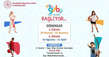 Balıkesir'de Spor Okulları Kayıtları Başlıyor