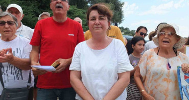 Balıkesir'de vatandaşlar kıyı işgaline tepki gösterdi