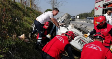 Balıkesir-İzmir Yolunda Kaza: 1 Ölü, 3 Yaralı