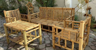 Bambudan Sanat Eserleri Yaratan Sağlık Çalışanı