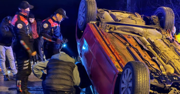 Bartın'da Kaçan Sürücü Kaza Yaptı, 3 Yaralı