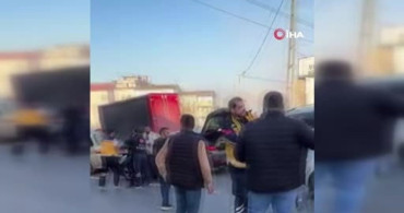 Başakşehir'de Trafik Kazası Sonrası Kavga Çıktı