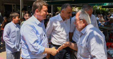 Başkan Aydın vatandaşlarla sahada omuz omuza
