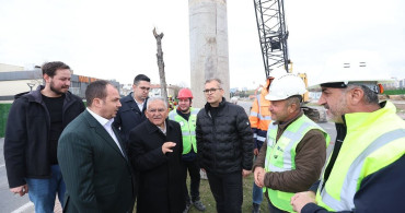 Başkan Büyükkılıç'tan Kartal Katlı Kavşağı İncelemesi