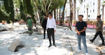 Başkan Çavuşoğlu’ndan Candoğan Parkı’na yerinde inceleme