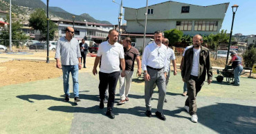 Başkan Çetinkaya yapımı süren tema parkları inceledi