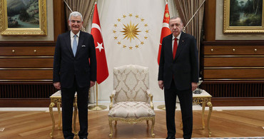 Başkan Erdoğan BM Genel Başkanı Volkan Bozkır'ı Kabul Etti