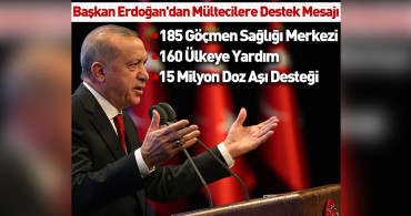 Başkan Erdoğan'dan Avrupa Bölgesi Göç ve Sağlık Yüksek Düzeyli Toplantısı'na video mesaj: 15 milyon doz aşıyı Afrikalı kardeşlerimize ulaştıracağız