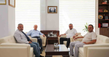 Başkan Faruk Özlü'ye anlamlı ziyaret