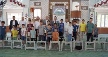 Başkan Hallaç, çocukların Kur’an heyecanına ortak oldu