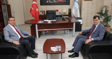 Başkan kahveci ve müdür sayar, kütahya için ortak çalışmaları değerlendirdi