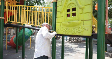 Başkan Kaya: çocuklarımız için parklarımızı yeniliyoruz