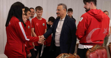 Başkan Kurnaz: Avrupa üçüncüsü olan sporcumuz bizleri gururlandırdı