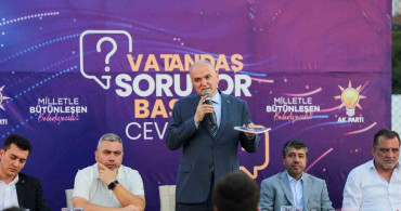 Başkan Özlü: 'Biz seçimden seçime değil, her zaman sizinleyiz'
