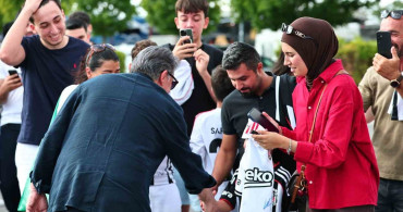 Başkan Serdal Adalı, Slovakya kampında takımla bir araya geldi