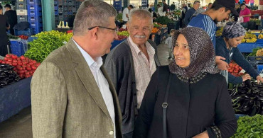 Başkan Subaşıoğlu Pazar Esnafını Ziyaret Etti