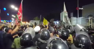 Basra’da Kuveyt Konsolosluğu Önünde Protesto