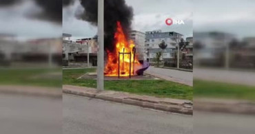 Batman'da Çocuk Parkında Yangın Paniği