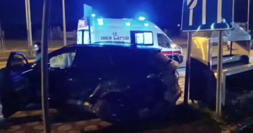Batman'da İki Araç Çarpıştı: 1 Yaralı