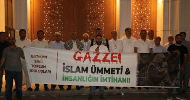 Batman'da İsrail Saldırılarına Protesto