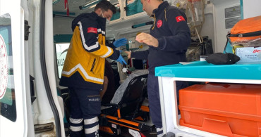 Batman'da Kar Yağışı Sonrası Tansiyon Hastasına Acil Yardım