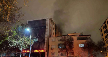 Batman'da korkutan yangın! Psikiyatri hastası hastanede yangın çıkardı