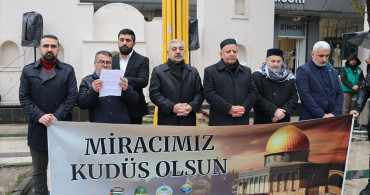 Batman’da Kudüs ve Gazze İçin Destek Gösterisi