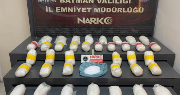 Batman’da uyuşturucu operasyonunda 19 kilo metamfetamin ele geçirildi