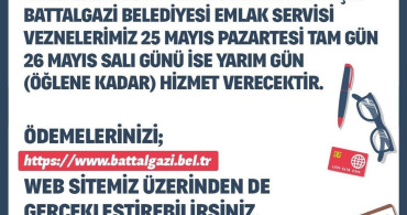 Battalgazi Belediyesi Bayram Öncesi Vezne Düzenlemesi
