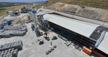 Battalgazi Belediyesi kilit taşı ve bordür üretim tesisini açtı