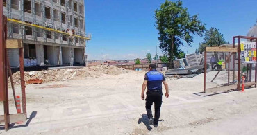 Battalgazi zabıtası YKS için sahadaydı