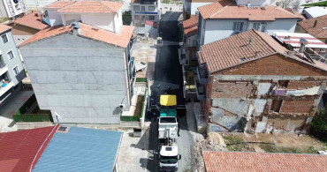 Battalgazi'de Selçuklu Mahallesi'nde Sıcak Asfalt Uygulaması