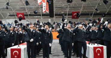 Bayburt'ta 342 polis adayı mezuniyet sevinci yaşadı