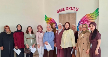 Bayburt’ta anne adaylarına sağlıklı gebelik eğitimi verildi