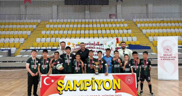 Bayburt'ta futsal küçük erkekler il birincisi belli oldu