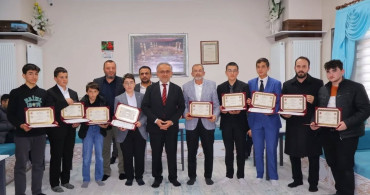 Bayburt'ta Hafızlık Belgesi Töreni Gerçekleşti