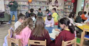 Bayburt'ta Öğrenciler Kütüphaneler Haftası'nda Kitapla Buluştu