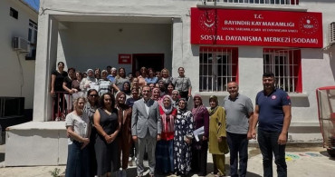 Bayındır’da üreten kadınlara katılım belgeleri törenle verildi