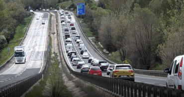 Bayram Dönüşü Trafik Yoğunluğu Başladı