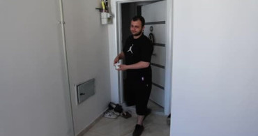 Bayramlık ayakkabı kumrunun yuvasına dönüştü