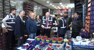 Bayrampaşa Sebze ve Meyve Hali'nde Fahiş Fiyat Denetimi