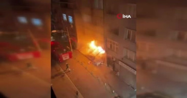Bayrampaşa'da Gece Yangın Paniği