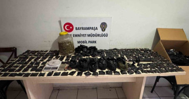 Bayrampaşa’da uyuşturucu imalathanesine baskın: 2 kilo marihuana ele geçirildi