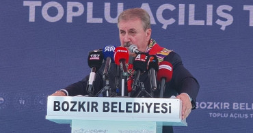 BBP genel başkanı destici, bozkır’da toplu açılış törenine katıldı