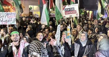 Berlin'de Filistin Dayanışma Gösterisi