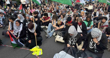 Berlin'de Filistin Destek Gösterisine Polis Müdahalesi