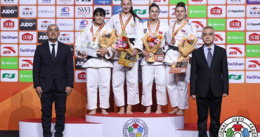 Beun’lu milli judocu Gülenay’dan bronz madalya