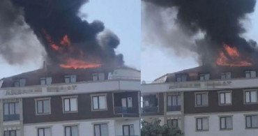 Beylikdüzü'nde 6 Katlı Binada Yangın Çıktı!