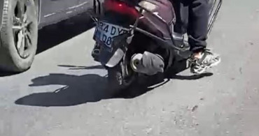 Beylikdüzü’nde plakasına zarar veren motosikletliye 320 bin TL para cezası